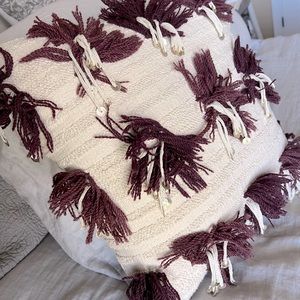 Anthropologie textured pillow